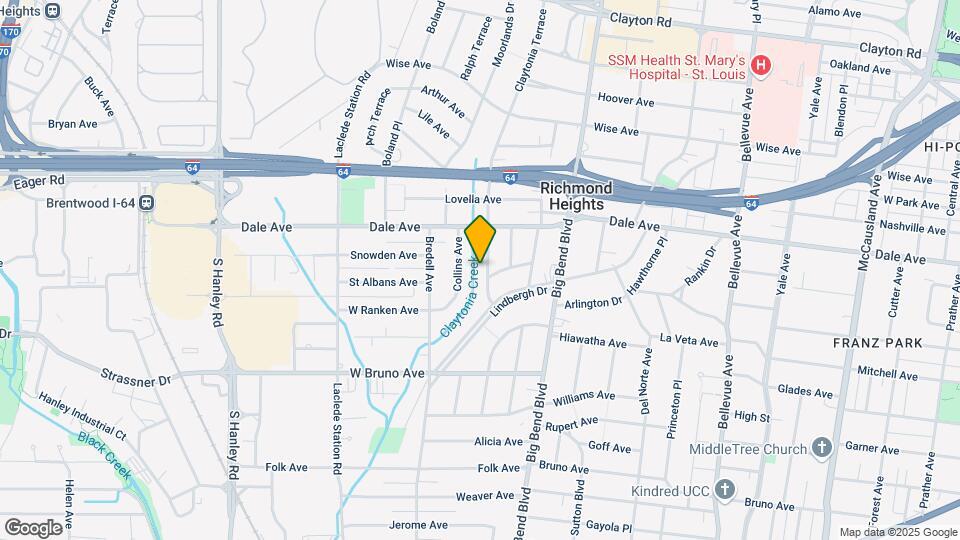 1441 Claytonia Terrace Map and Location Details