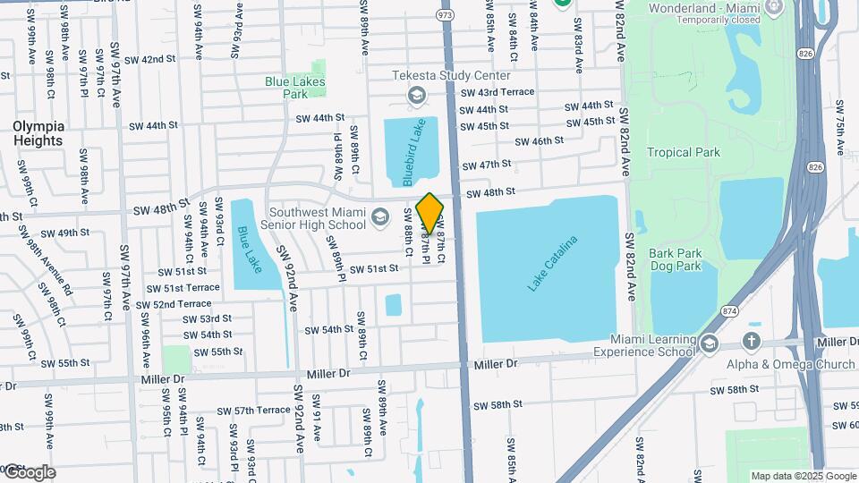 5001 SW 87th Pl Map and Location Details