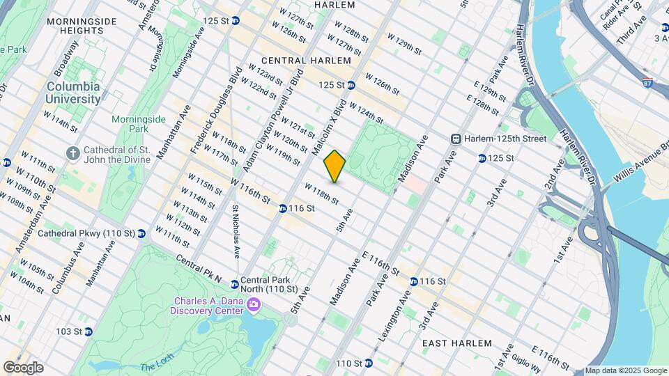 36 W 119th St Map and Location Details