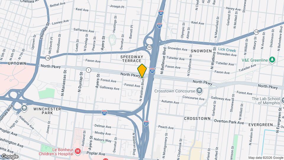 525 N Waldran Blvd Map and Location Details