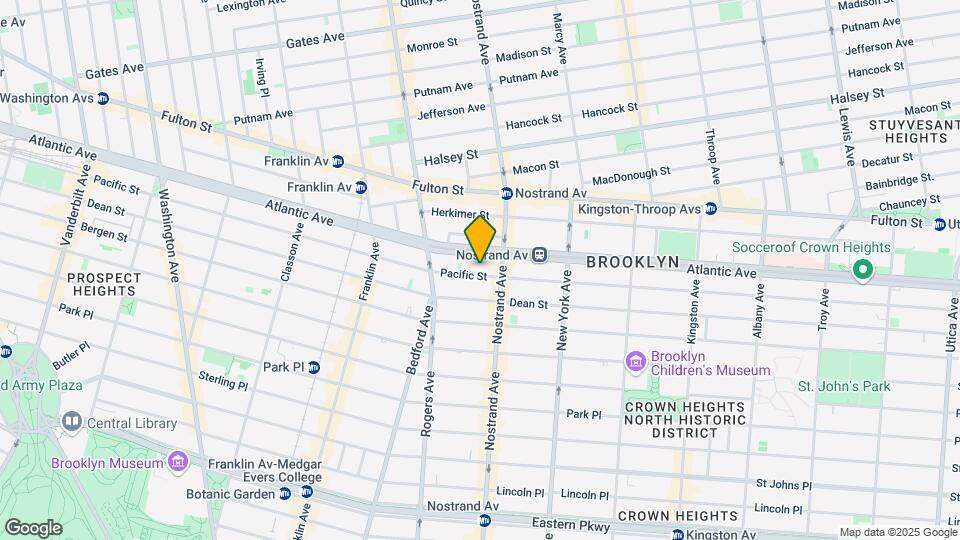 1263 Pacific St Mapa y Detalles de la Ubicación