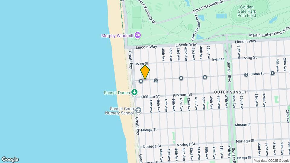 4233 Judah St Map and Location Details