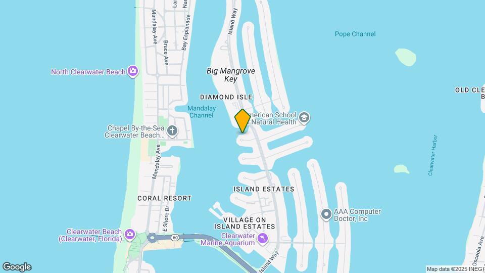 216 Palm Island NW Map and Location Details