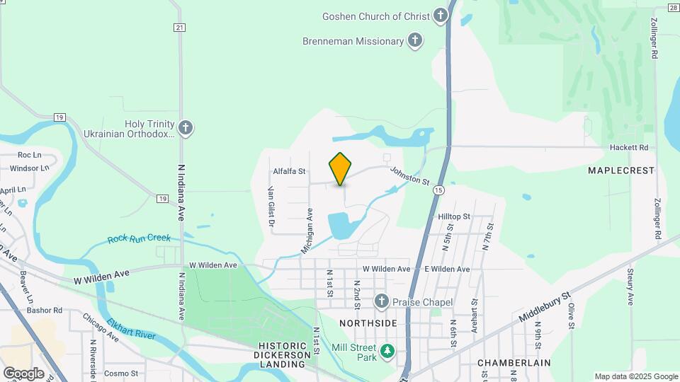 412 Johnston St Map and Location Details