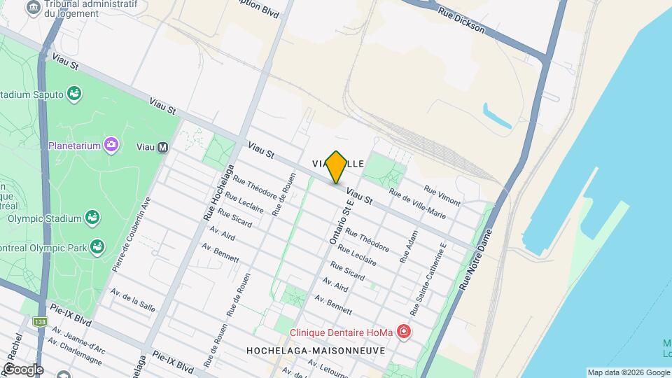 2022-2072 Viau Map and Location Details