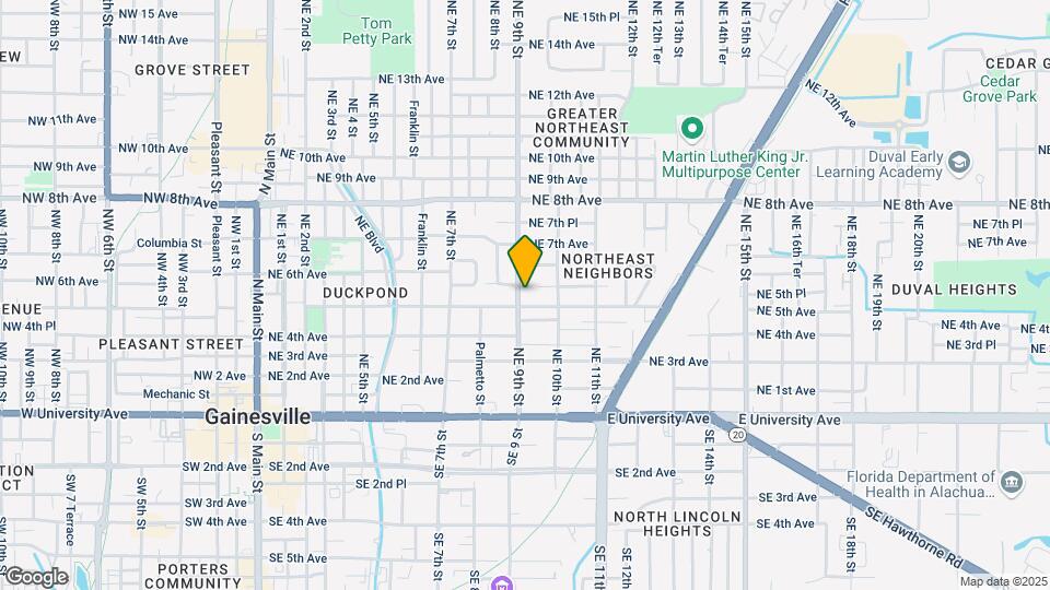 513 NE 9th St Map and Location Details