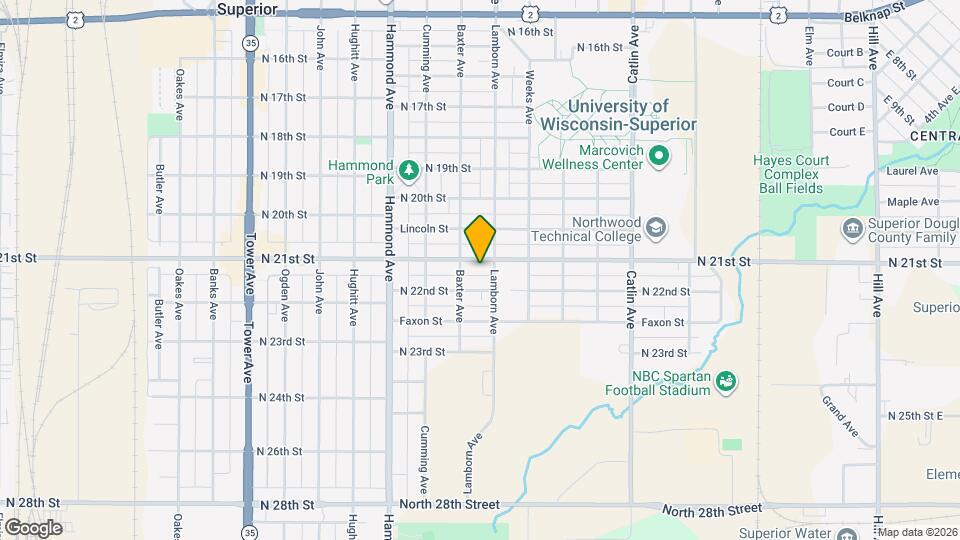 1110 N 21st St, Unit 1110 Map and Location Details