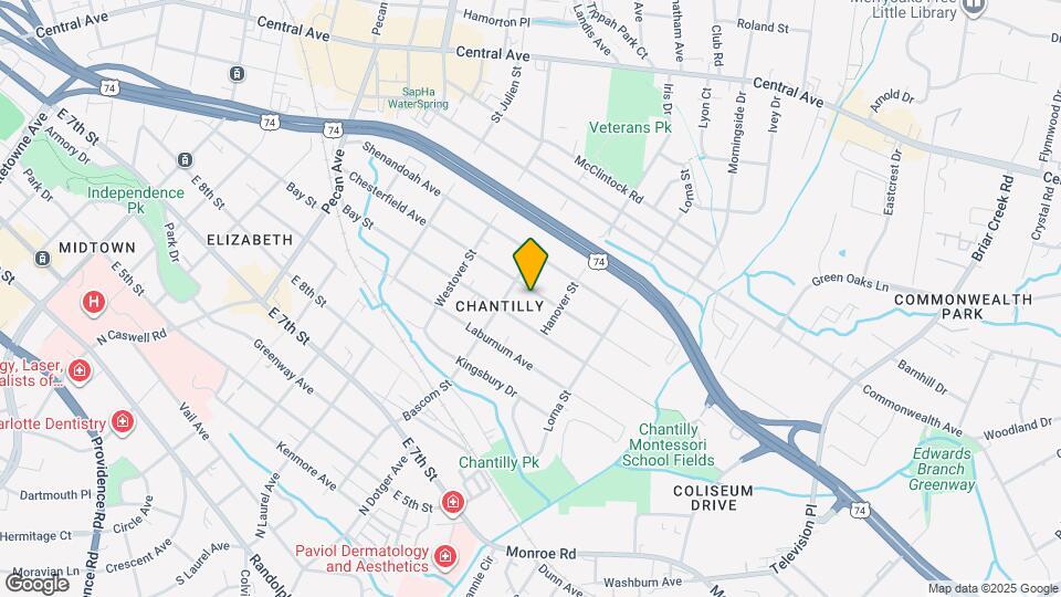 2416 Chesterfield Ave Map and Location Details