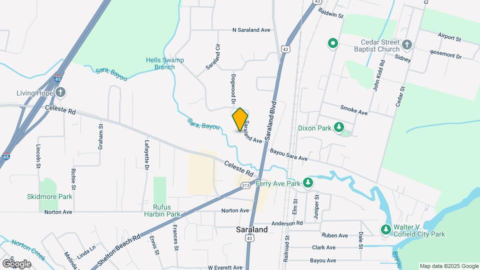 227 Saraland Ave Map and Location Details