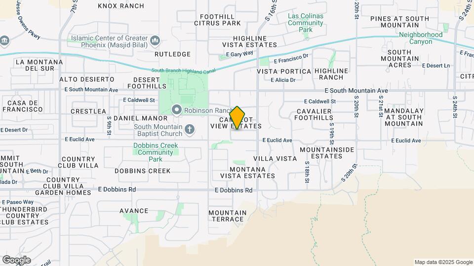 1511 E Desert Dr Map and Location Details