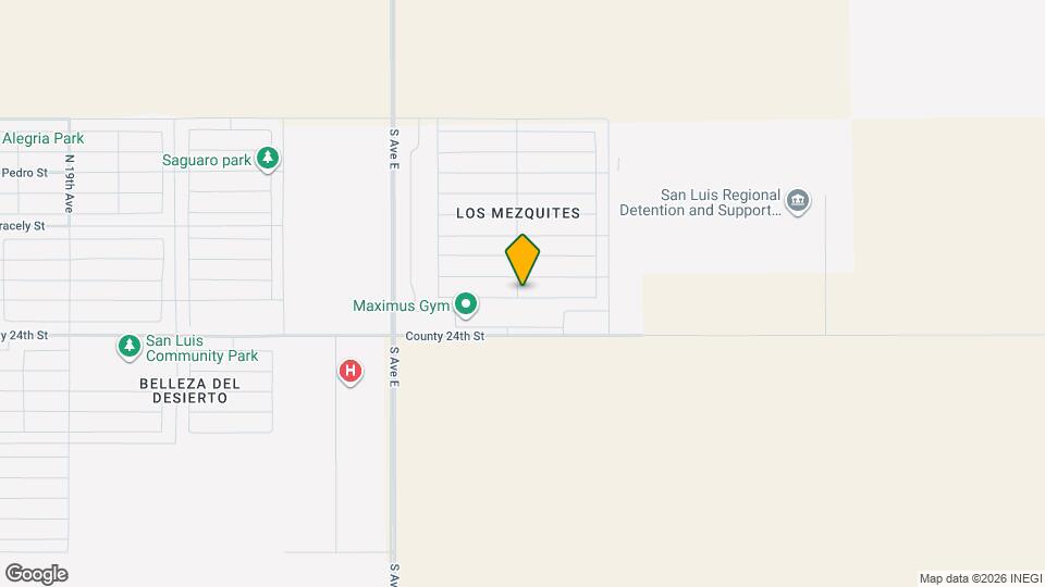 4756 E Jett St Map and Location Details