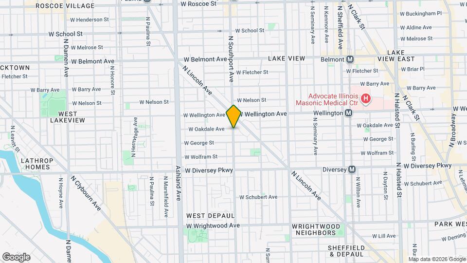 2927 N Southport Ave Map and Location Details