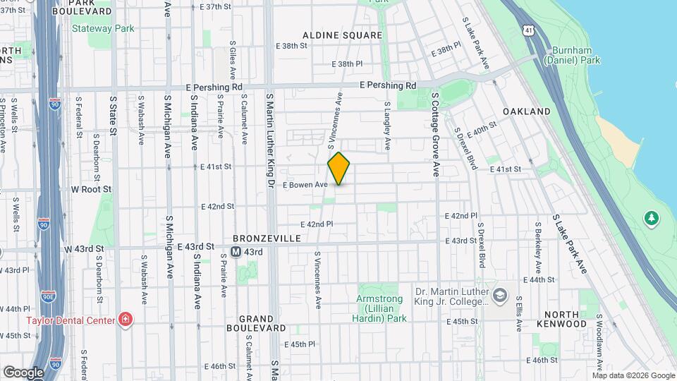 519 E Bowen Ave Map and Location Details