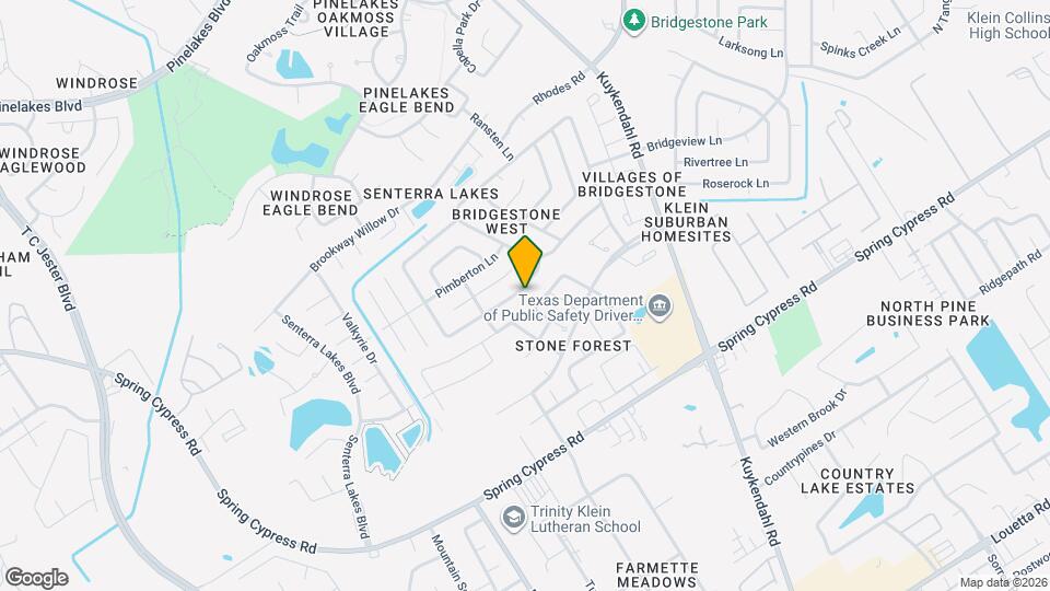 5419 Roserock Ln Map and Location Details