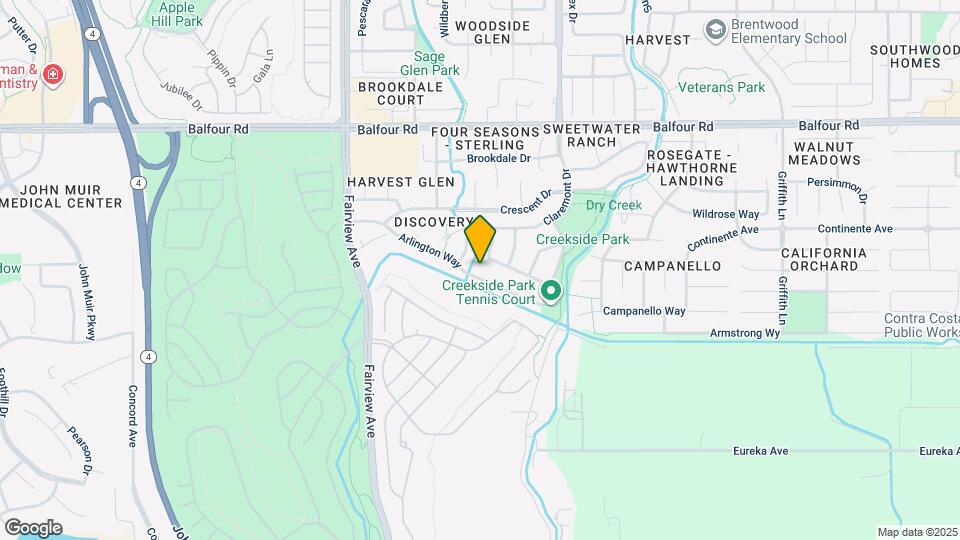 1191 Arlington Way Map and Location Details