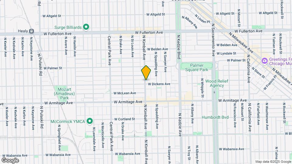 2105 N Kimball Ave Map and Location Details