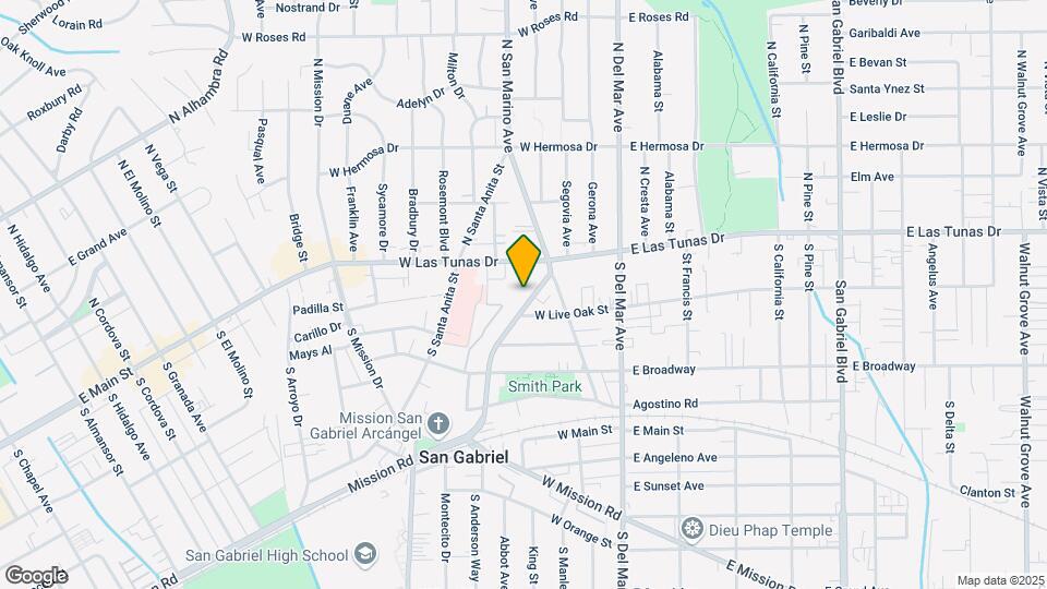 161 S Junipero Serra Dr Map and Location Details