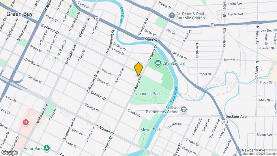 116 S Baird St Map and Location Details