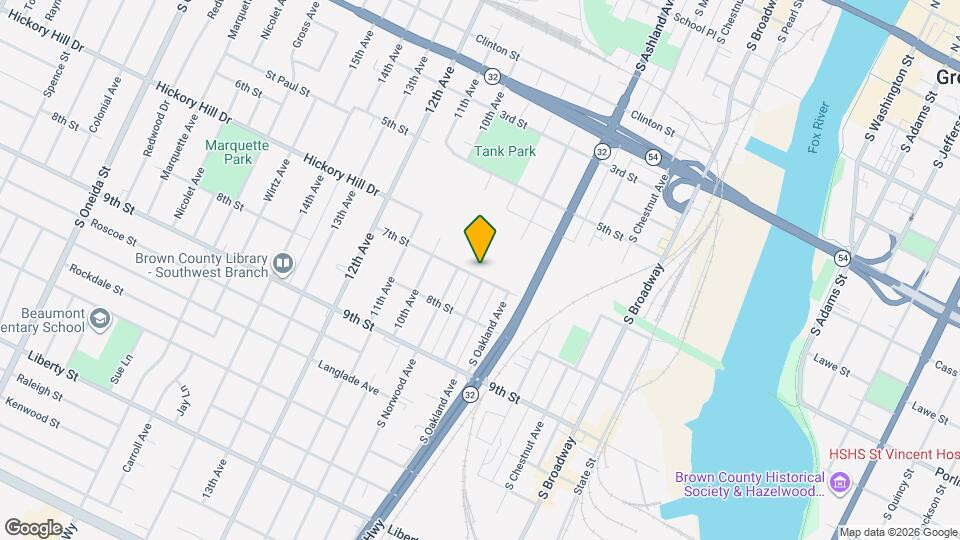 816 7th St Map and Location Details