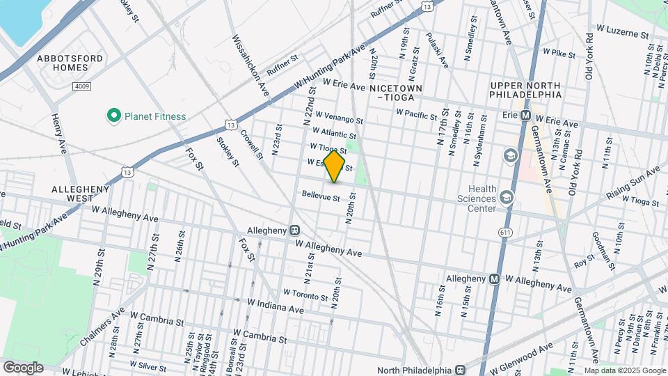 2022 W Ontario St Map and Location Details