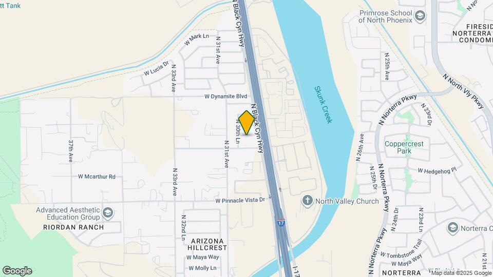 3021 W Blue Sky Dr Map and Location Details