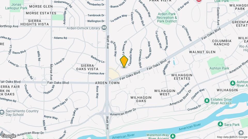 630 Casmalia Way Map and Location Details