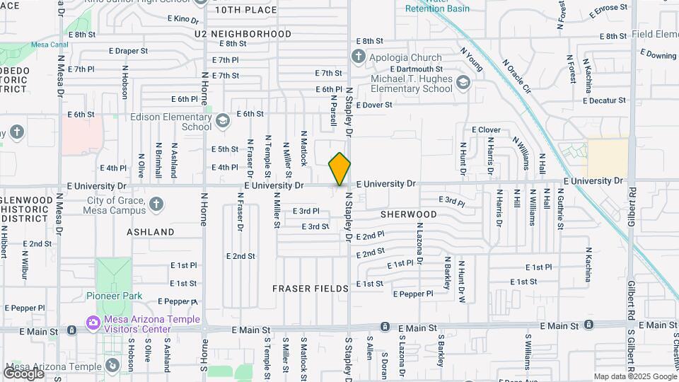 1149 E University Dr Map and Location Details