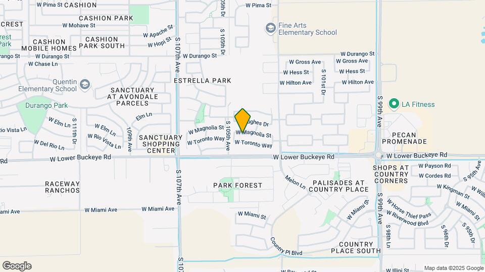 10429 W Magnolia St Map and Location Details