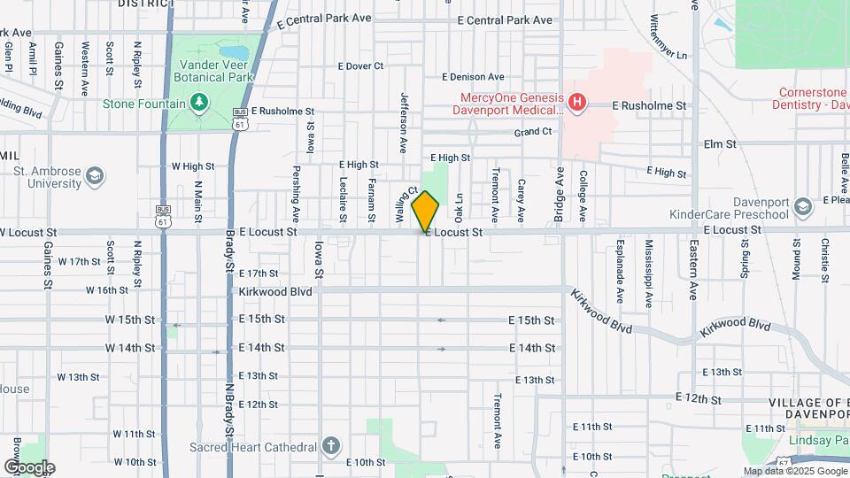 1825 Grand Ave, Unit Upper Mapa y Detalles de la Ubicación