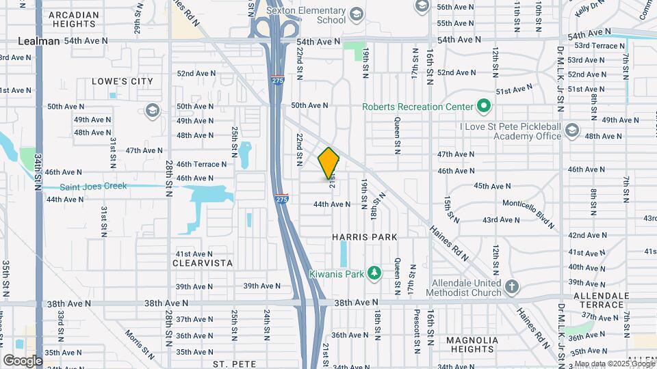 4530 21st St N Map and Location Details