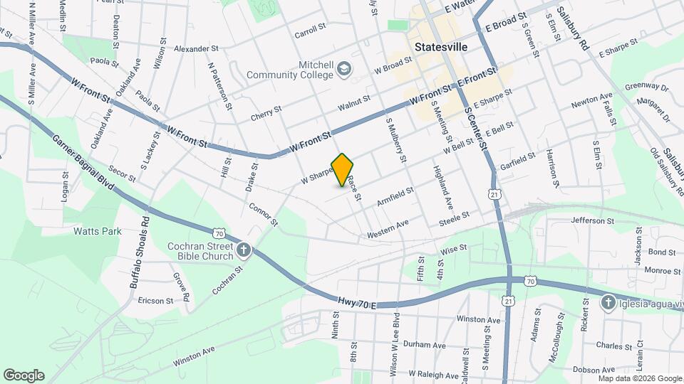 620 W Bell St Map and Location Details