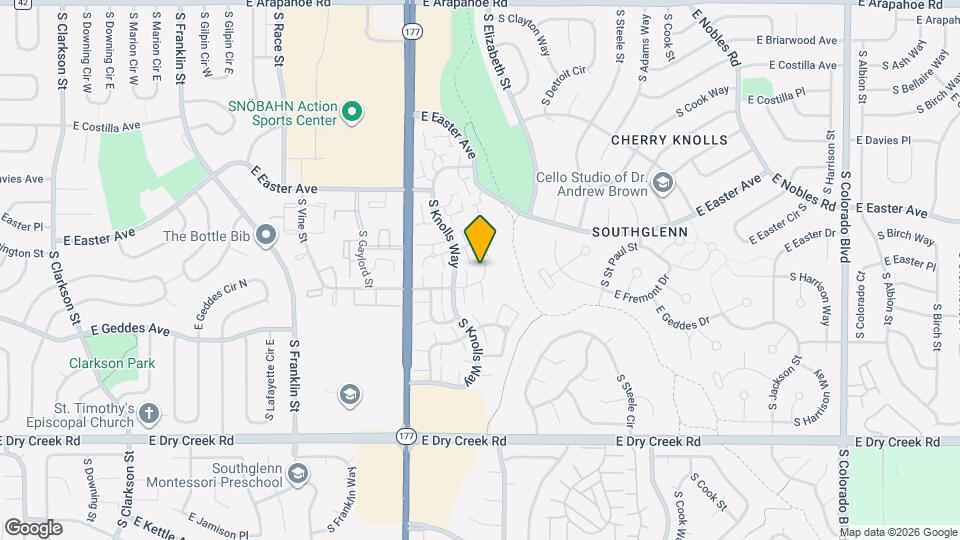 2727 E Geddes Ave Map and Location Details