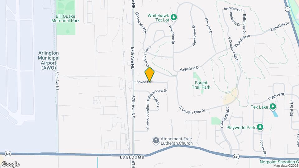 6820 Bovee Ln Map and Location Details