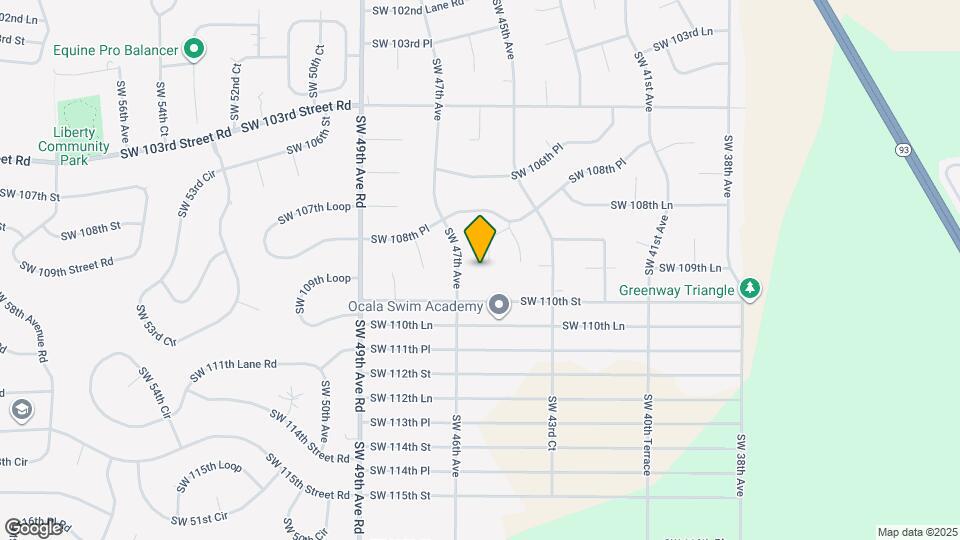 10900 SW 45th Terrace Map and Location Details