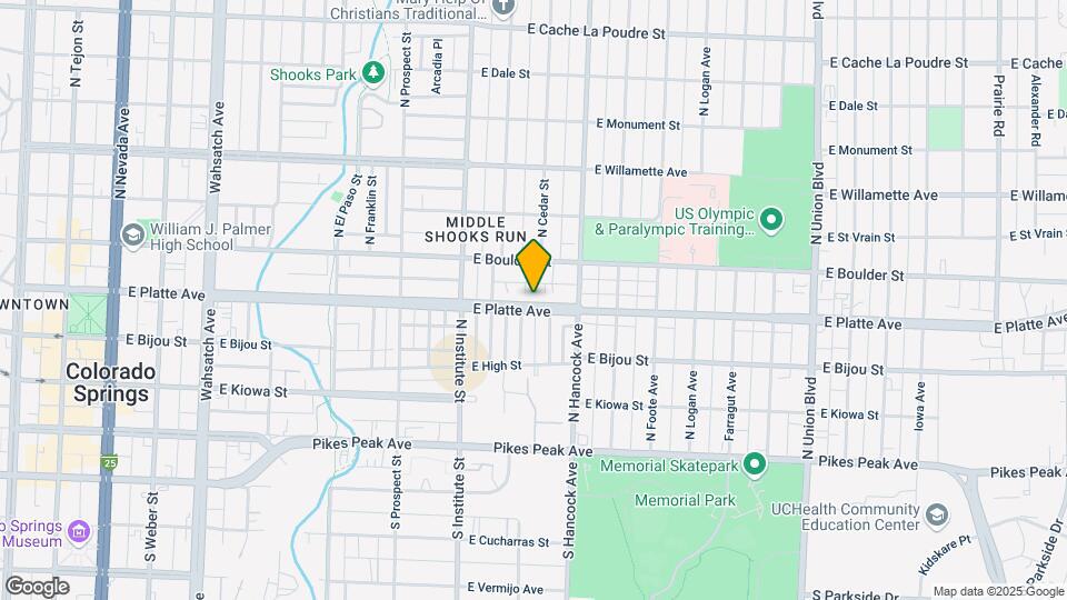 1034 E Platte Ave, Unit 1034 Mapa y Detalles de la Ubicación