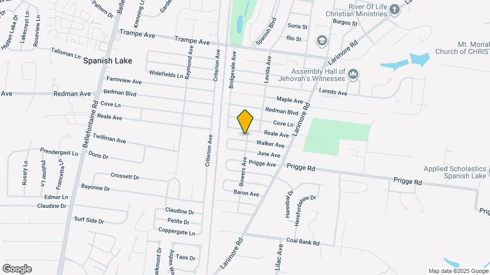 1201 Walker Ave Map and Location Details