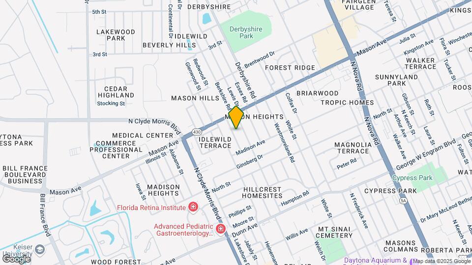 731 Fairmount Rd Map and Location Details