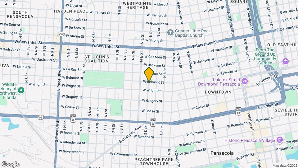 923 W Belmont St Map and Location Details