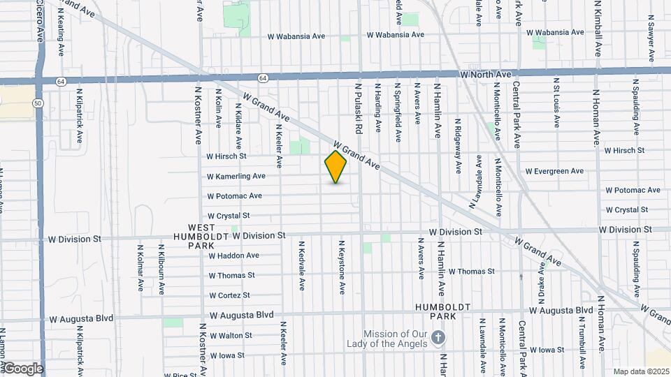 4038 W Potomac Ave, Unit G Map and Location Details