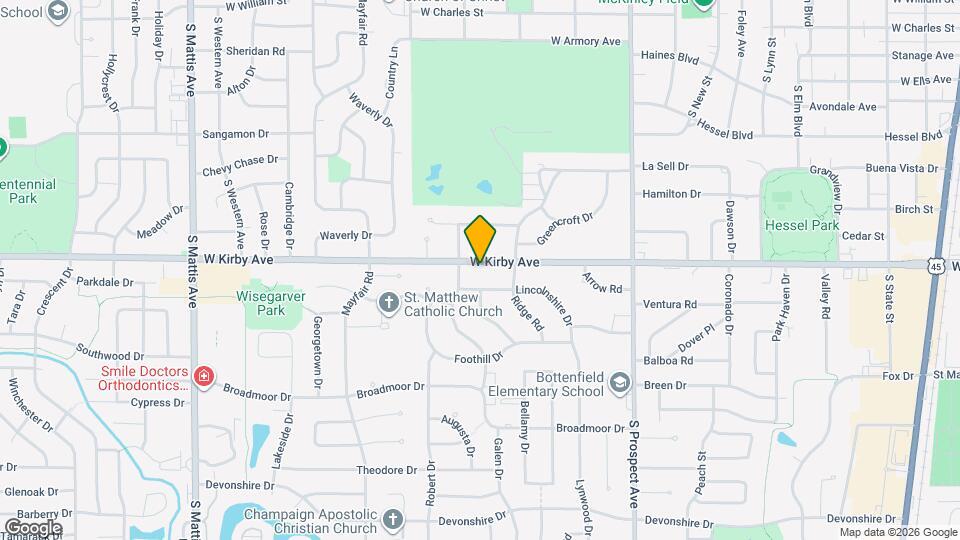 1109 W Kirby Ave Map and Location Details