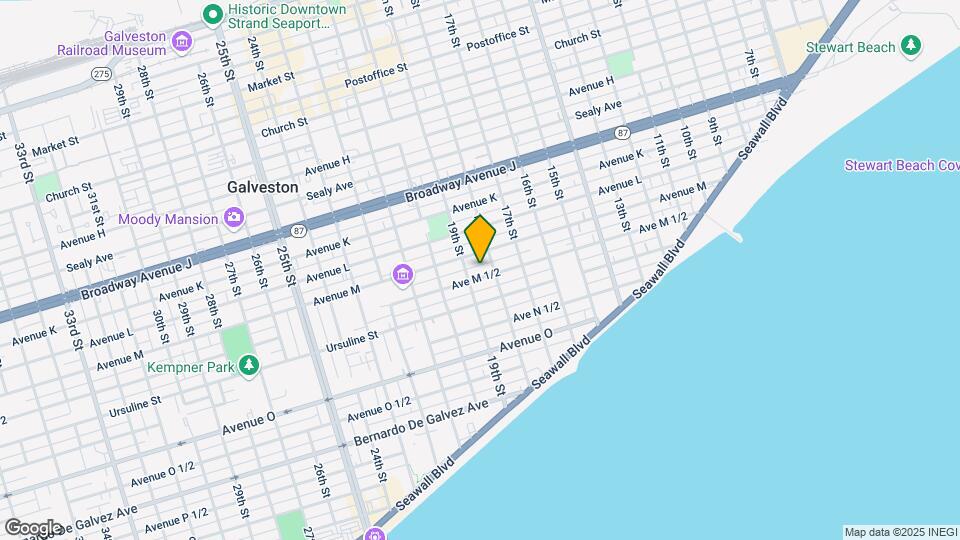 1814 Avenue M 1/2 Map and Location Details