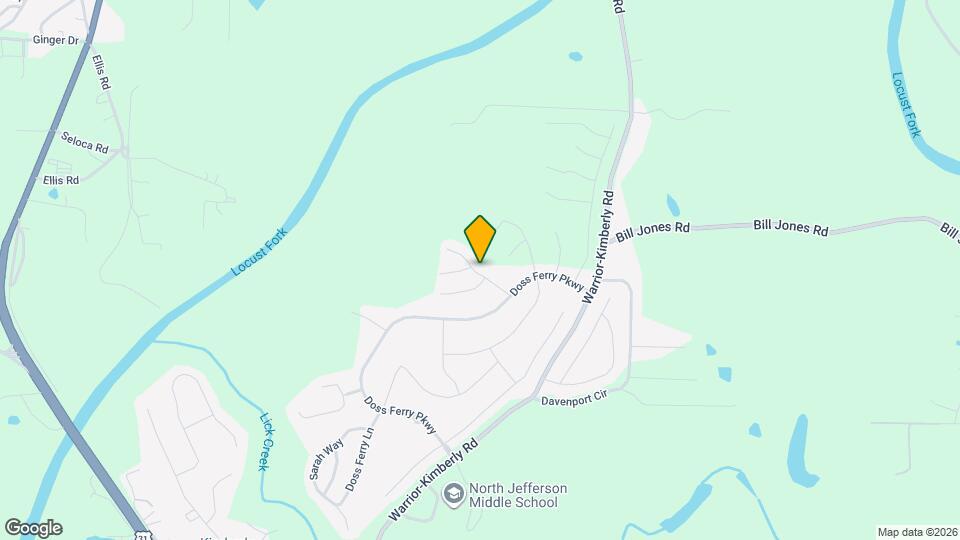 9521 Firebrick Dr Map and Location Details