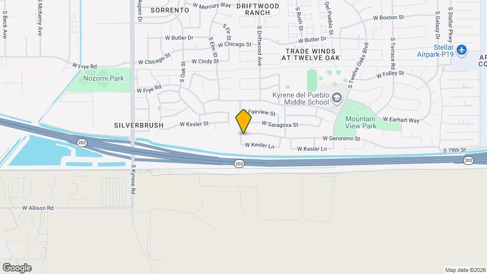 5463 W Geronimo St Map and Location Details