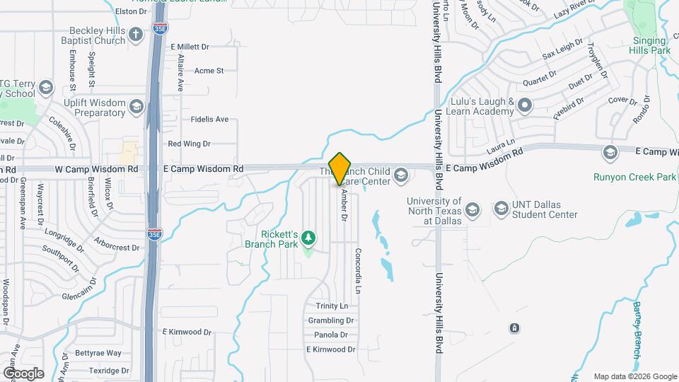 7133 Amber Dr Map and Location Details