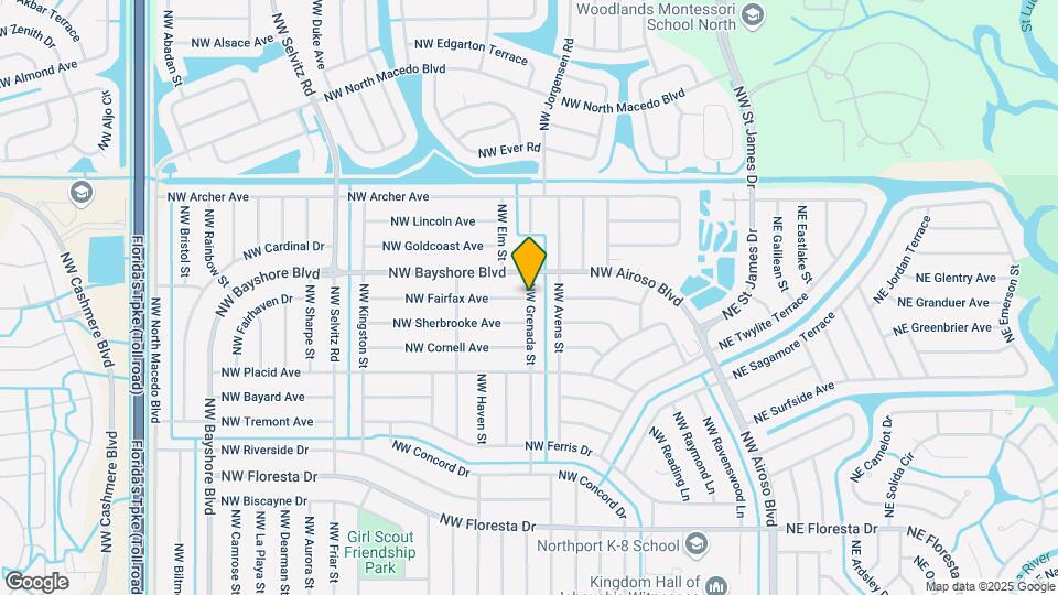 5924 NW Fairfax Ave Map and Location Details