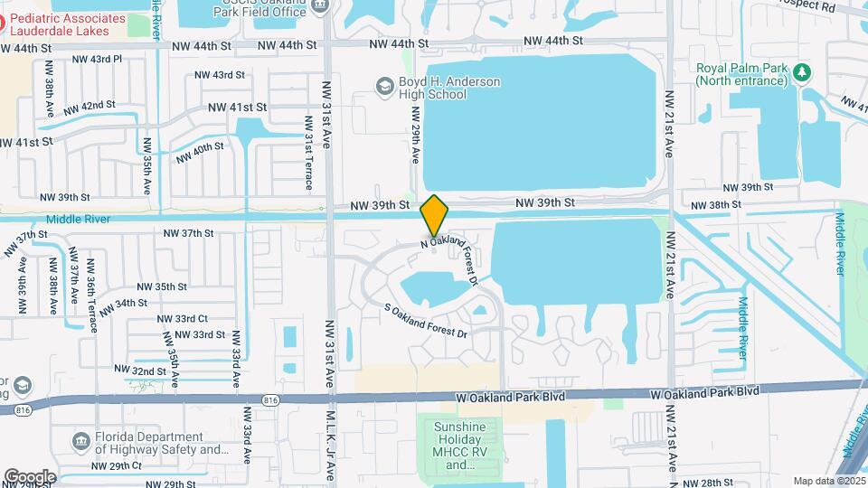 2890 N Oakland Forest Dr, Unit 201 Map and Location Details