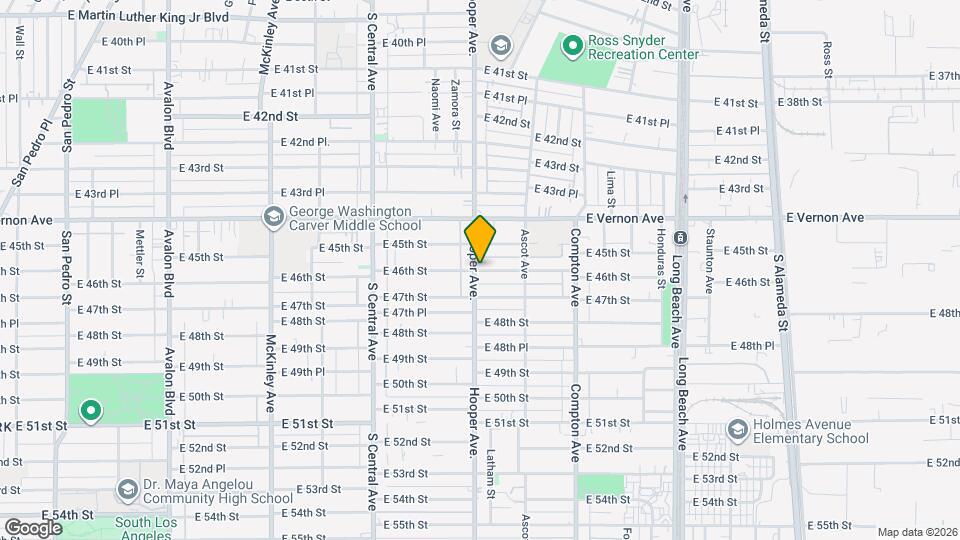 1305 E 46th St Map and Location Details