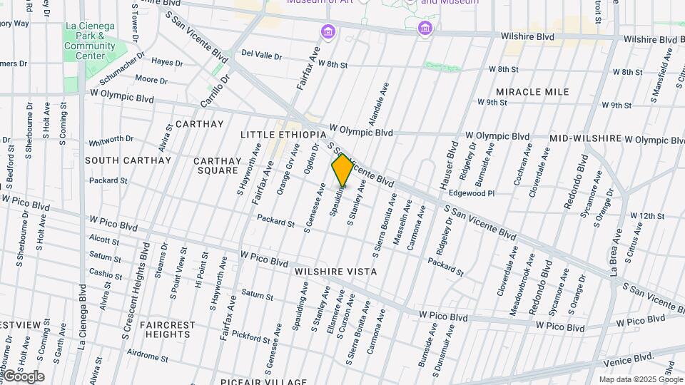 1154 S Spaulding Ave Map and Location Details