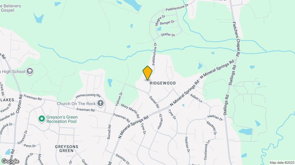 115 Pebblestone Dr Map and Location Details