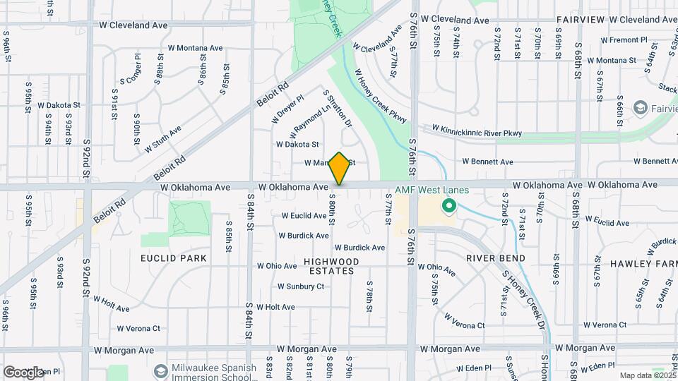 7925 W Oklahoma Ave Map and Location Details